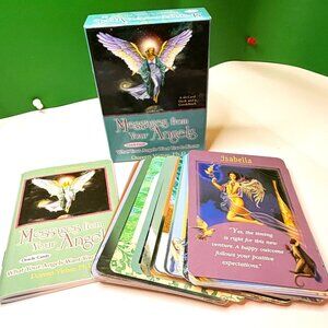 Messages From Your Angels Doreen Virtue Oracle Card Deck 44 Cards Guidebook